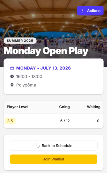 Event details